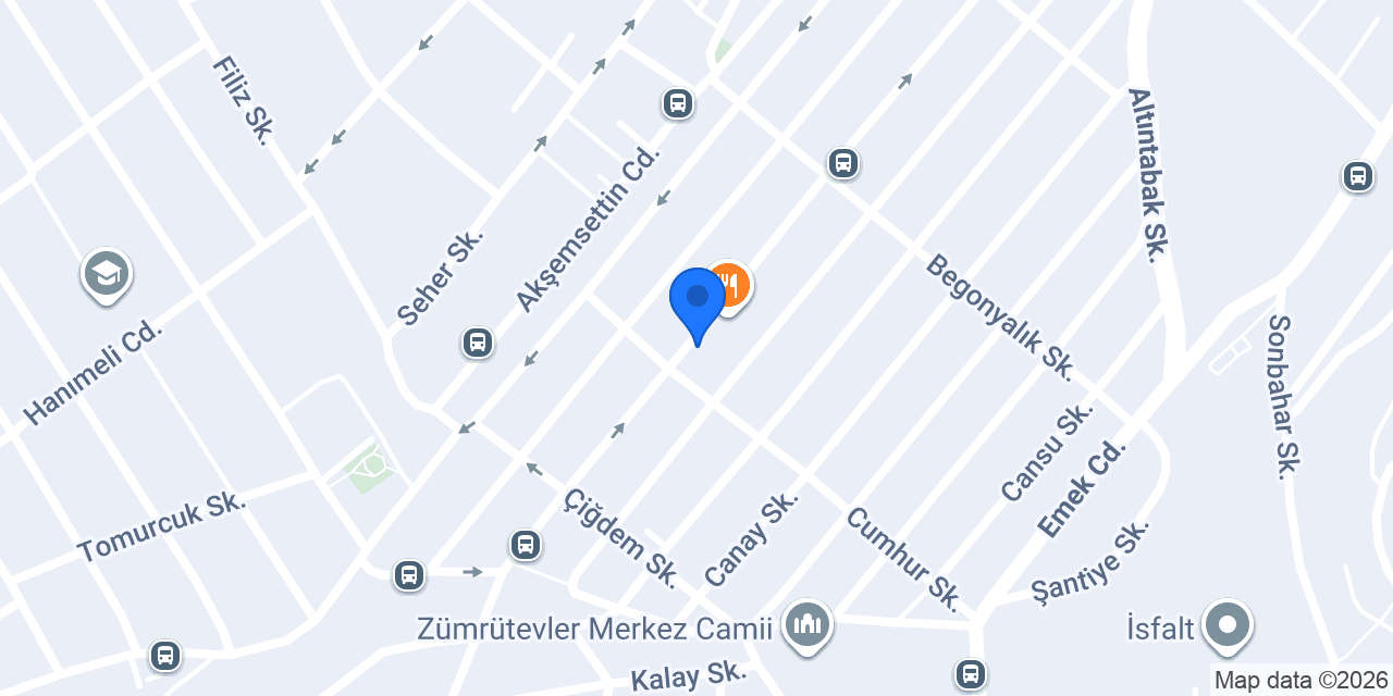 Özgür Mobilya konumu