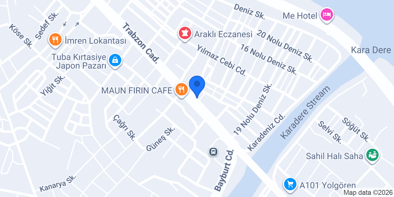 Karadeniz Ekmek Fırını konumu