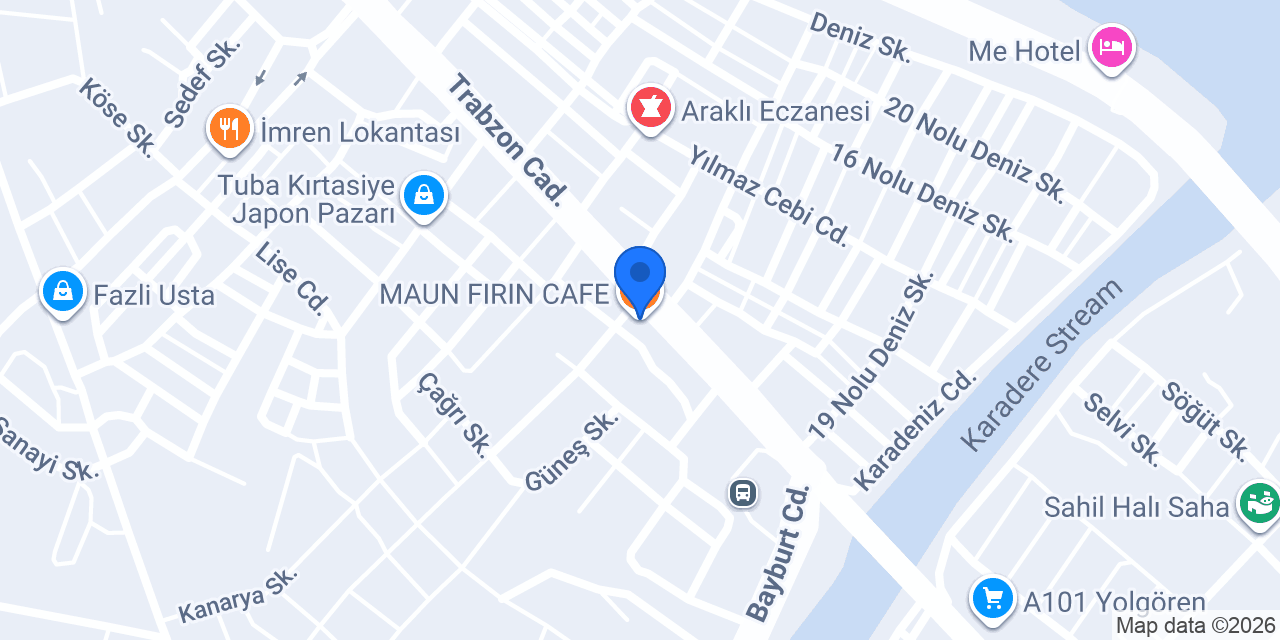 MAUN FIRIN CAFE konumu