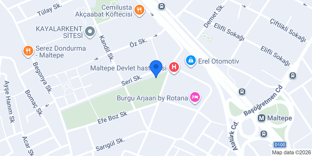 Bafetto Pizza Maltepe konumu