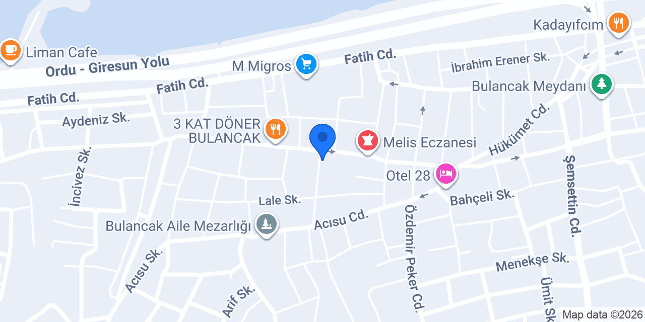 Yücel Elektrik konumu