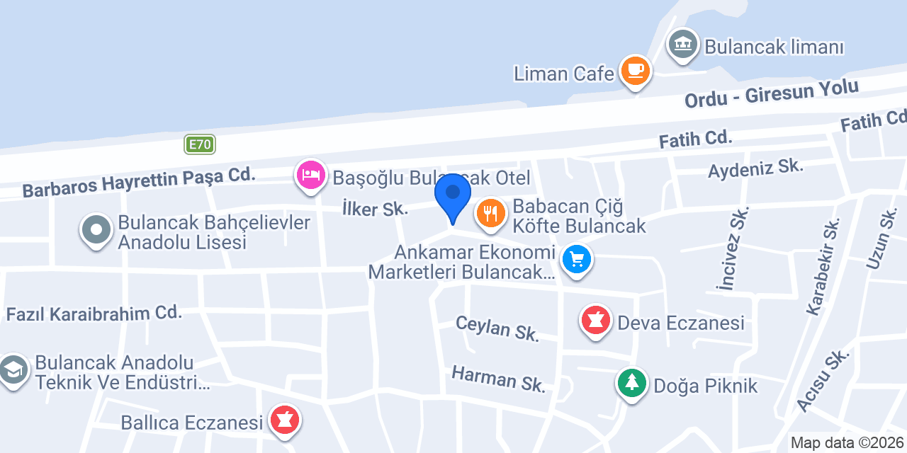 Çotanak elektrik sıhhi tesisat konumu