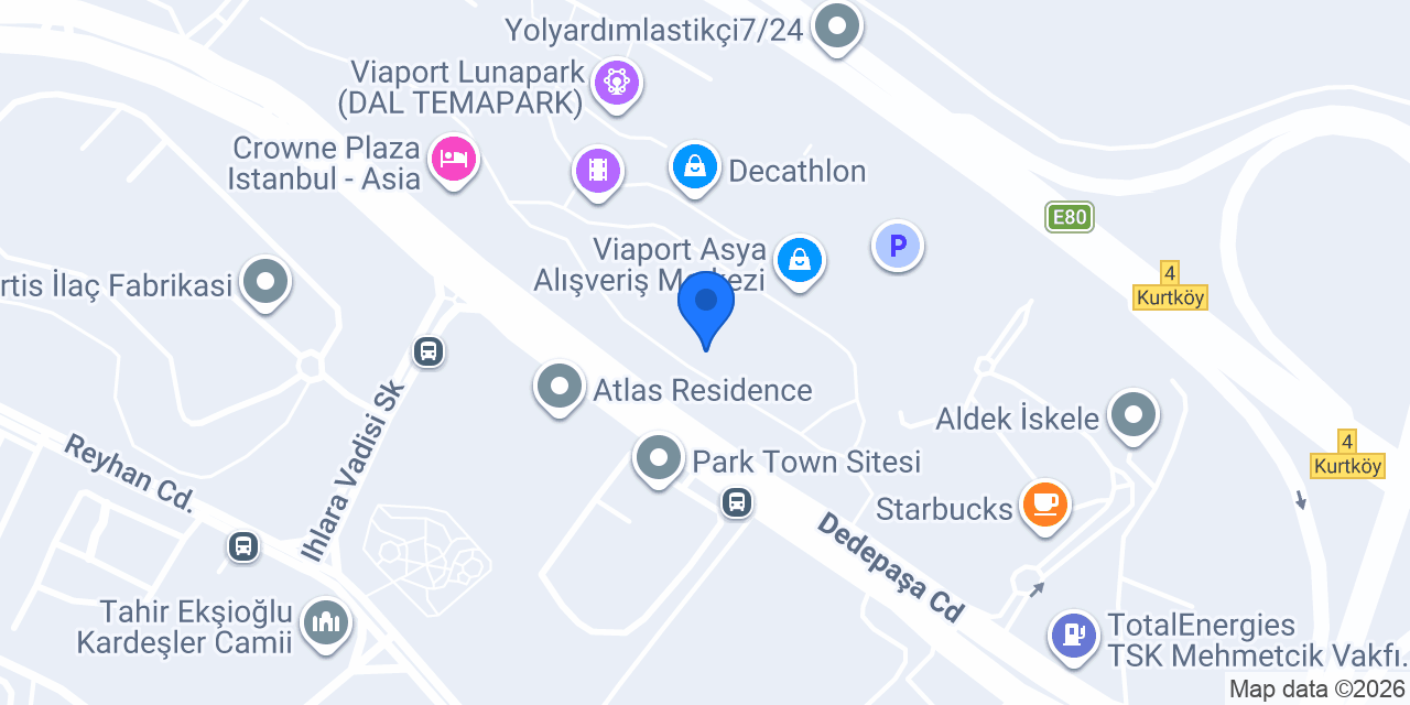 Ariş Pırlanta Viaport konumu