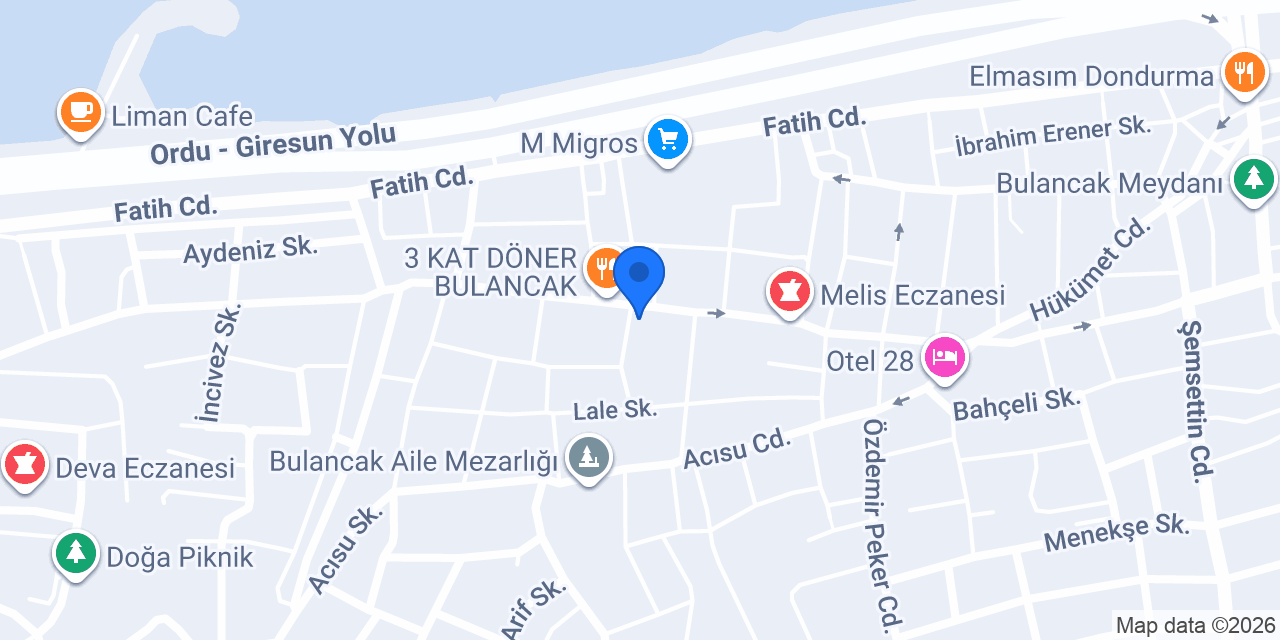 LİMİT BULANCAK konumu