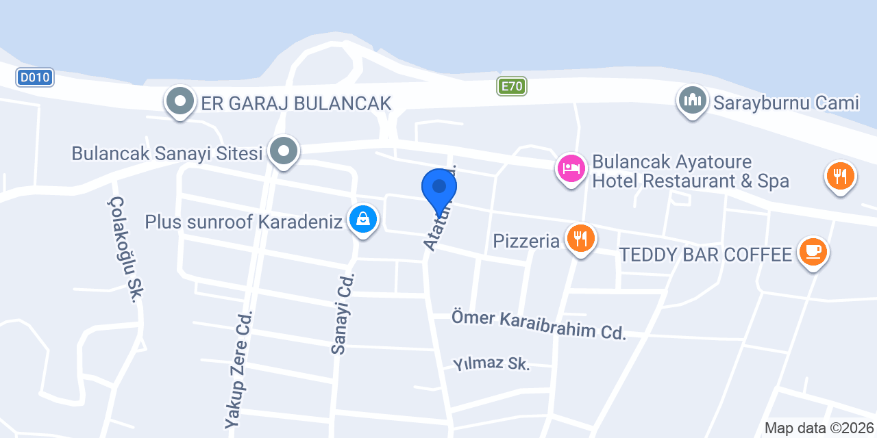 Duru Pet Shop konumu