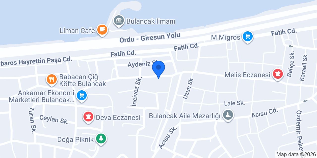Derman Veteriner Kliniği konumu