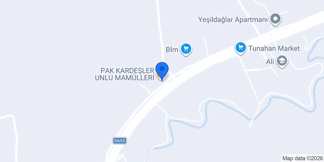 PAK KARDEŞLER UNLU MAMÜLLERİ konumu