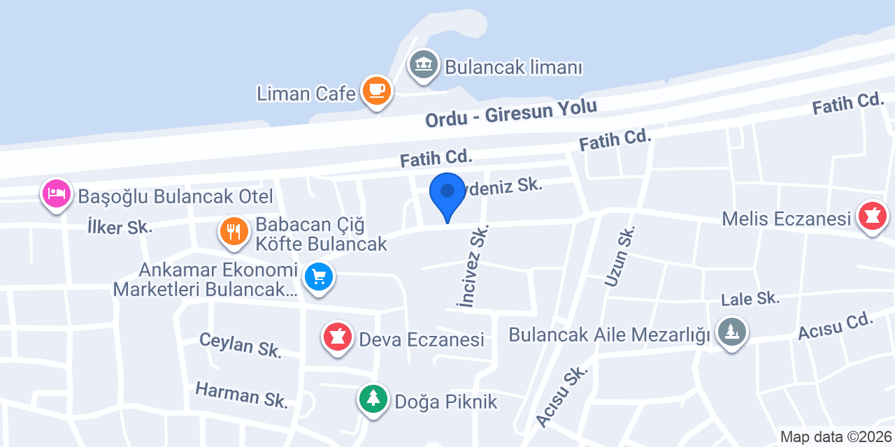 Final Petrol - Giresun konumu