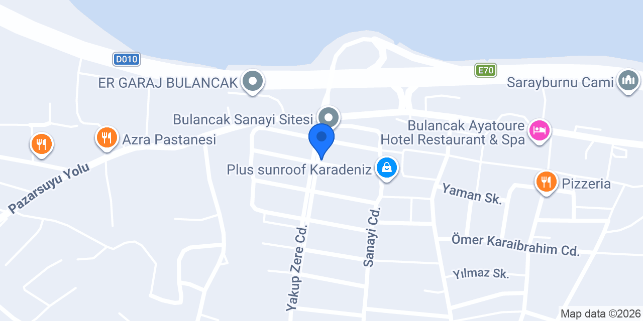 İnan Ticaret konumu