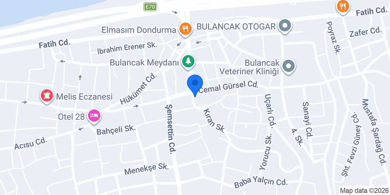 Üstün Çiçekçilik konumu
