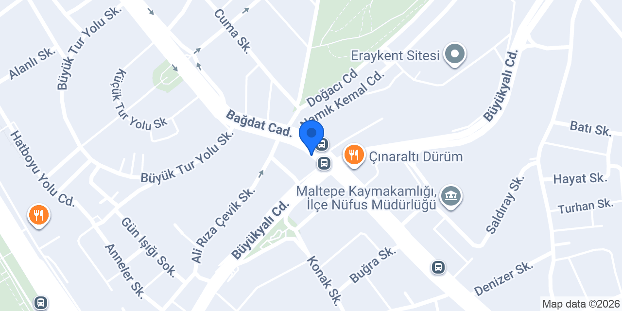 Dt. Cihan Kılıç konumu