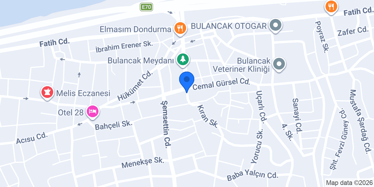 Aktayoğlu Unlu Gıda konumu