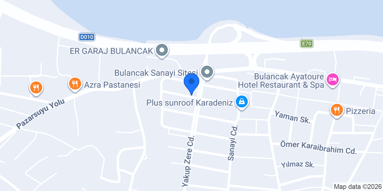 Üstün Oto Aksesuar konumu