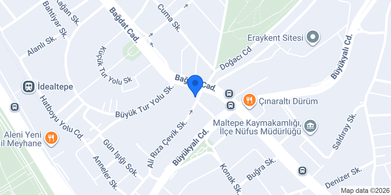 Çınaraltı Kasap konumu