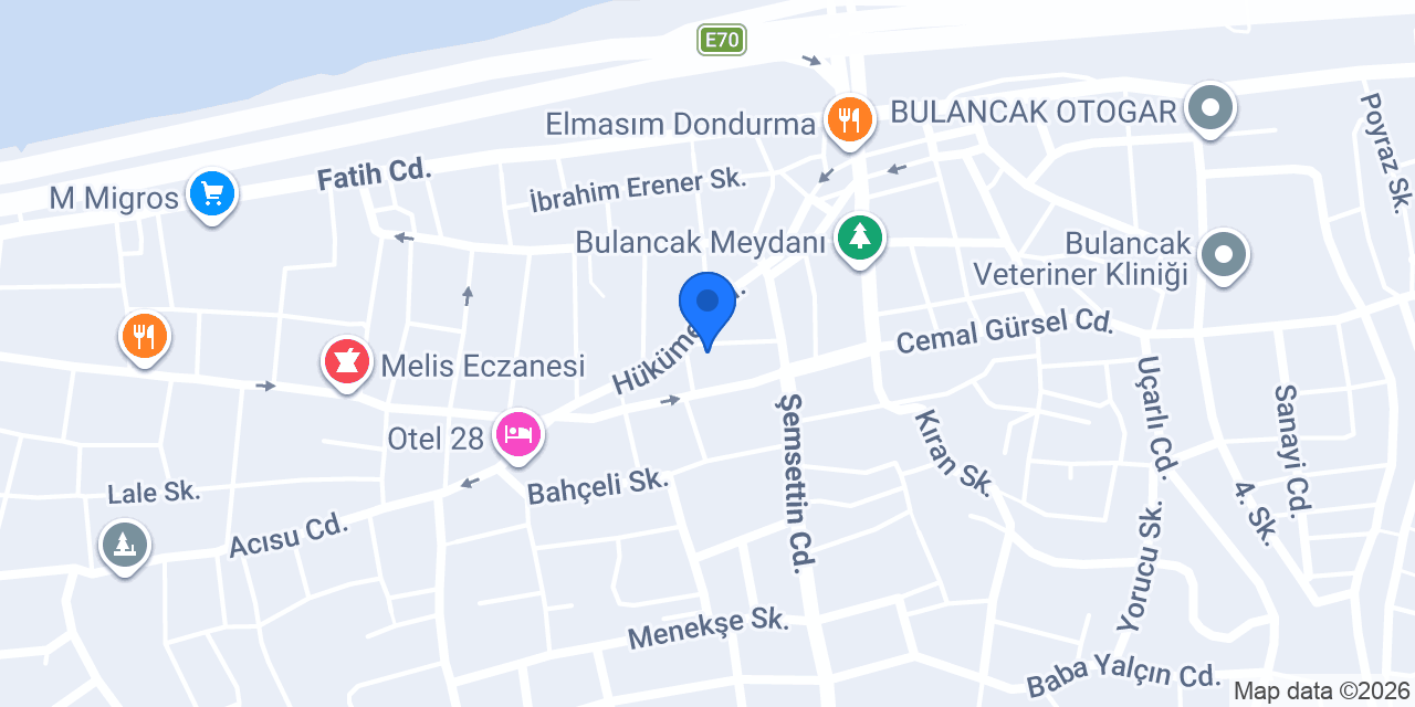 Bulancak Kuru Temizleme konumu