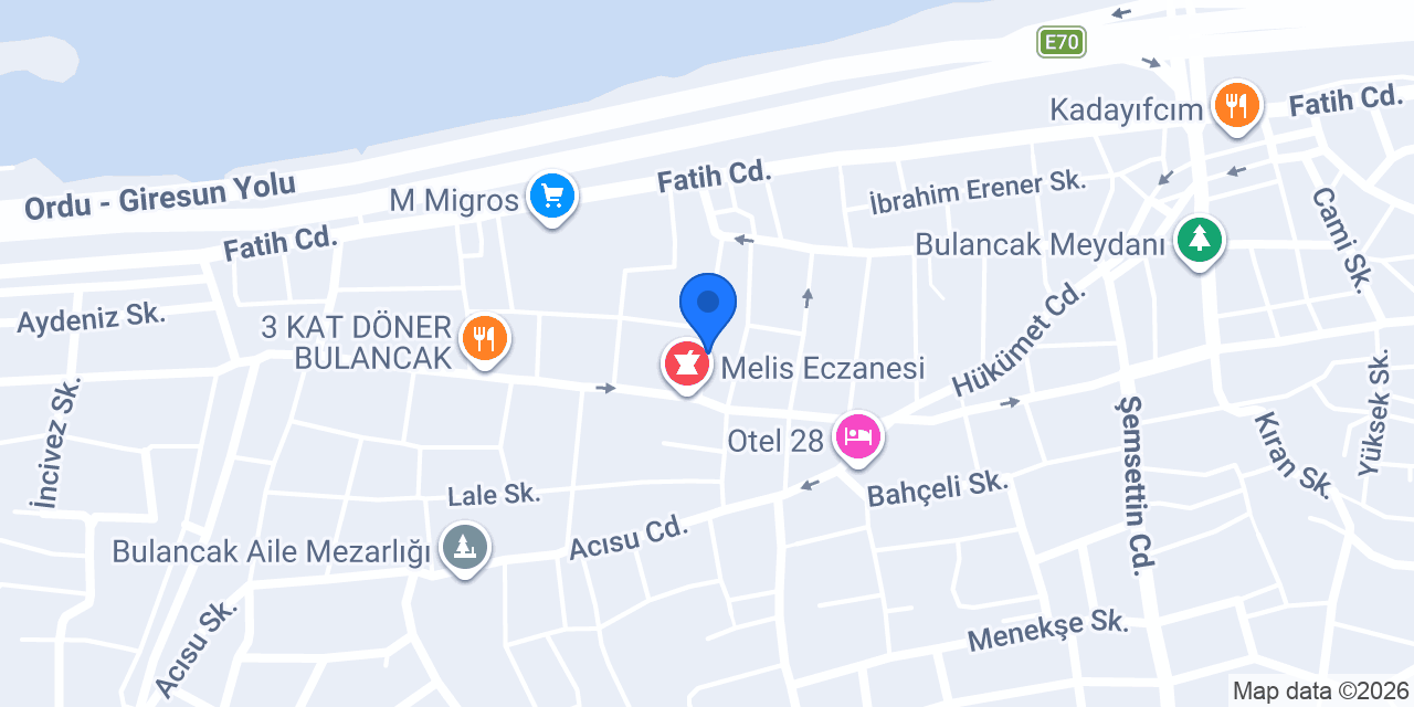 Şafak Elektirik konumu