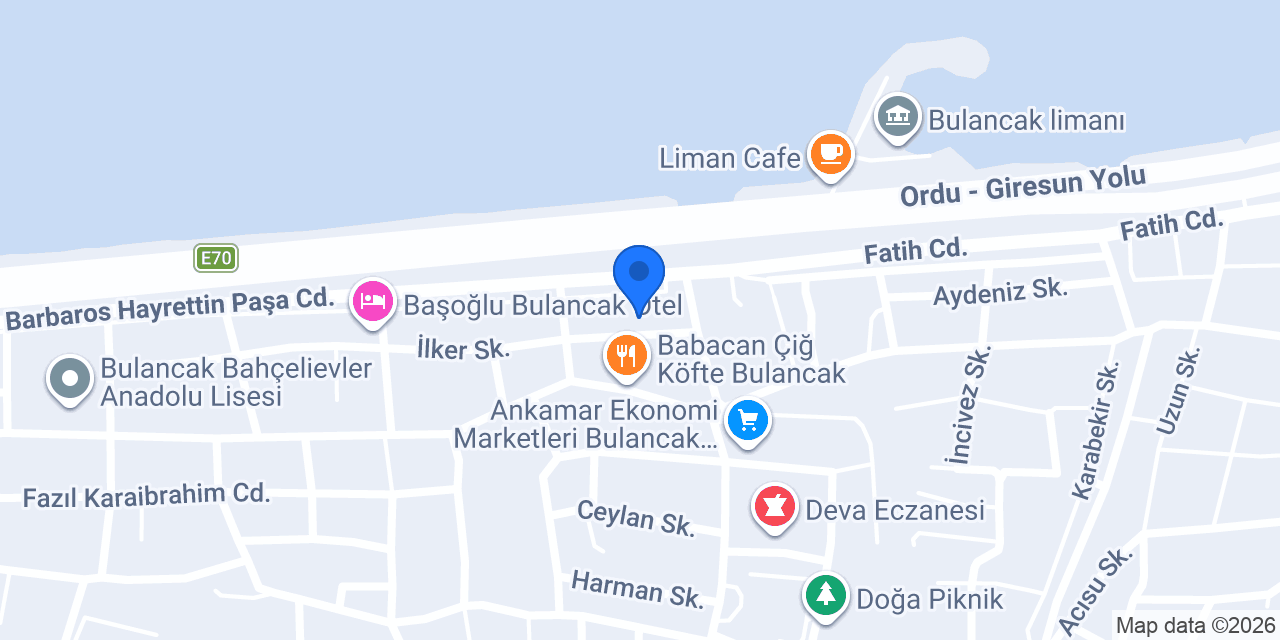 Titan Game Bulancak İnternet Kafe konumu