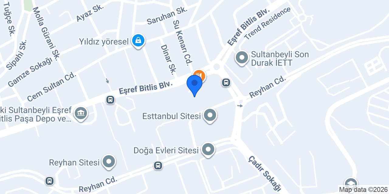 Cenker Oktav Mimarlık konumu