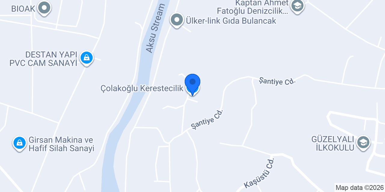 Çolakoğlu Kerestecilik konumu