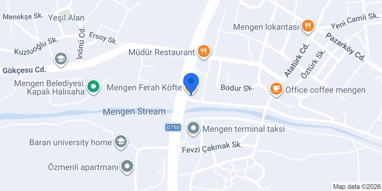 Mengen Ferah Köfte konumu