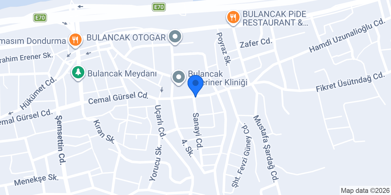 Güven Taksi konumu