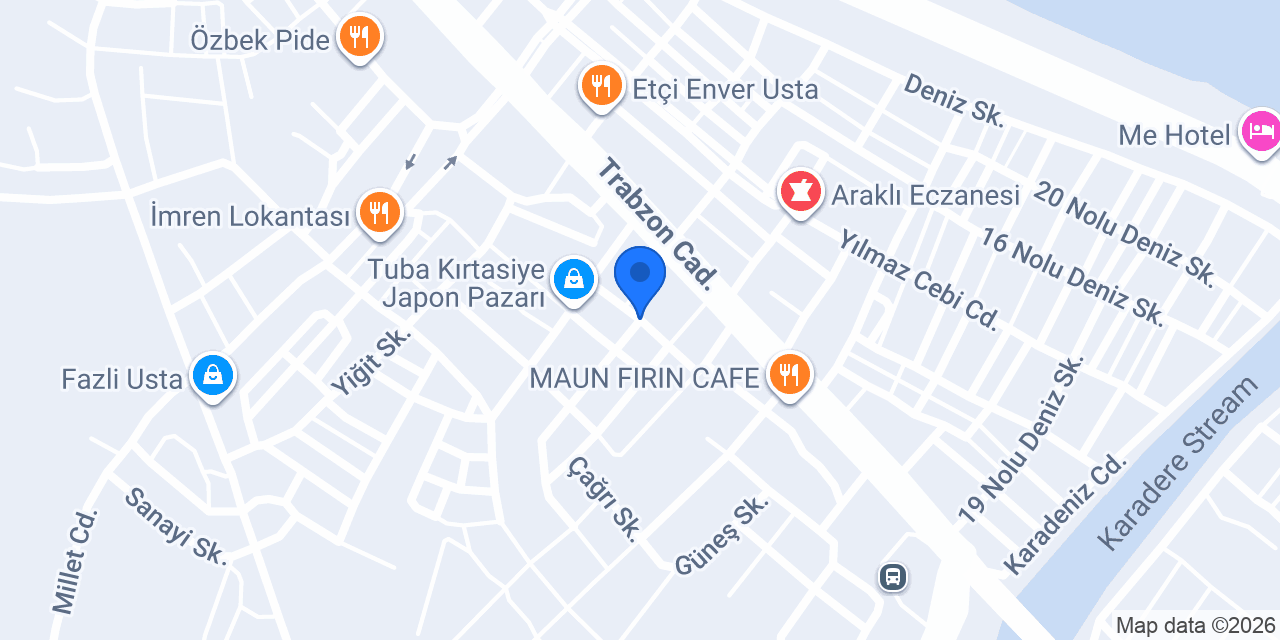 Özgençler Ticaret konumu