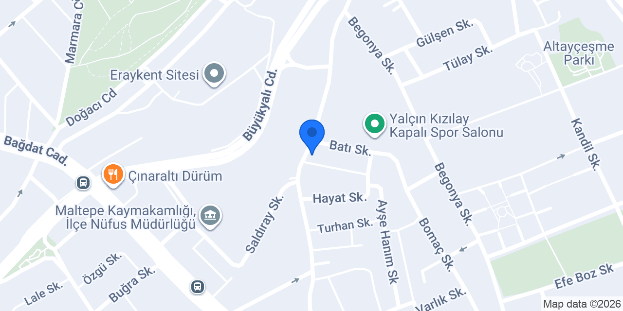 Maltepe Su Tesisatçısı konumu