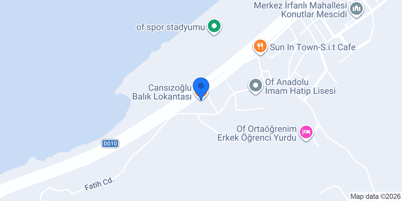 Cansızoğlu Balık Lokantası konumu