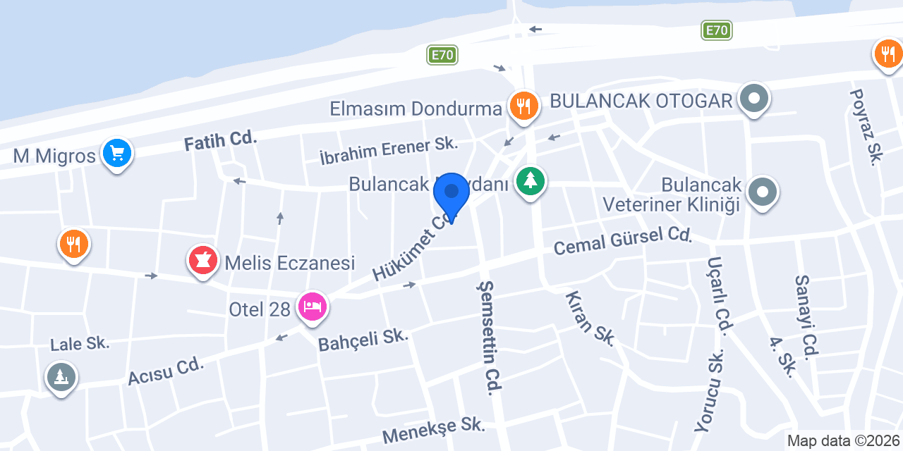 Akbank Bulancak Şubesi konumu