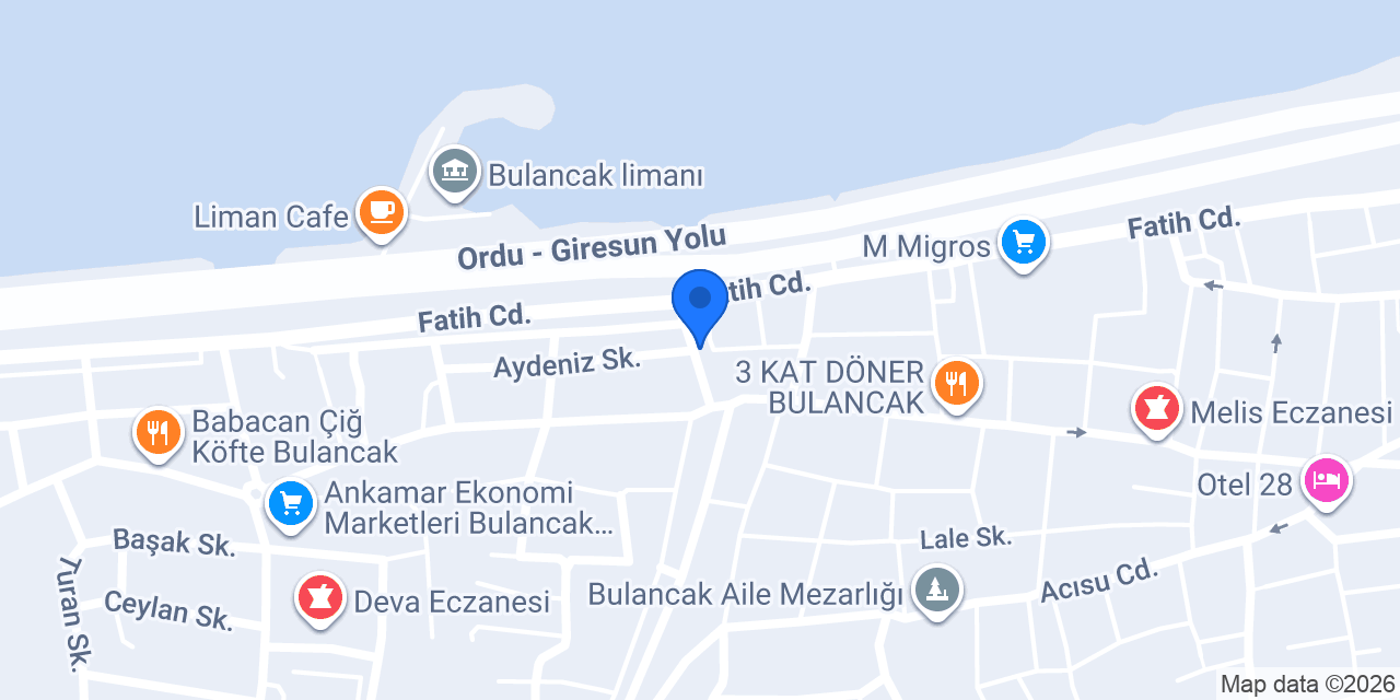Tacinin balık evi konumu