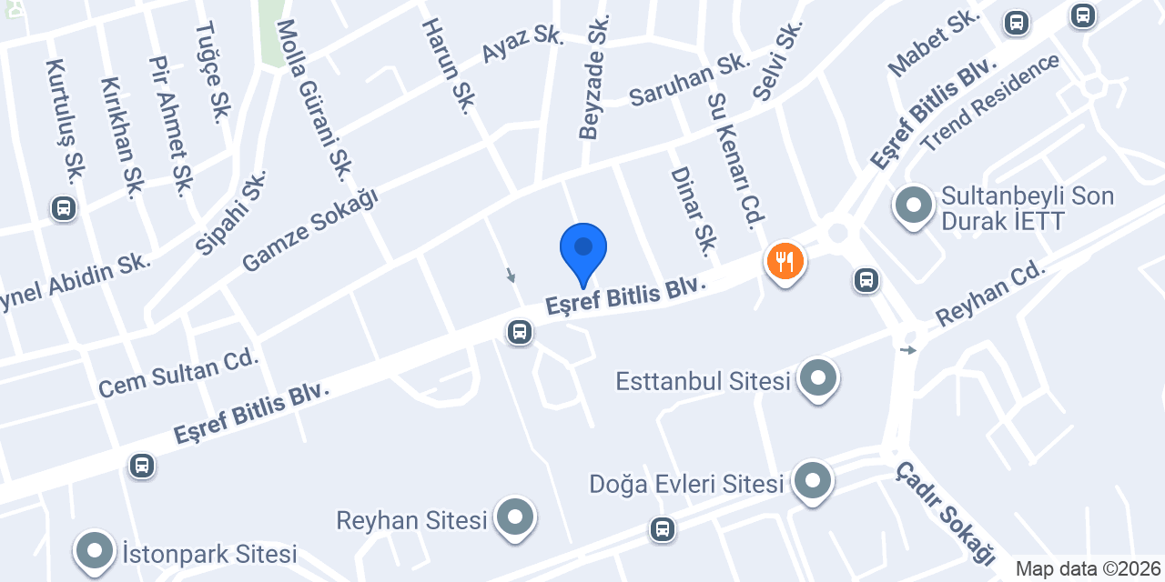 Muhteşem Waffle konumu