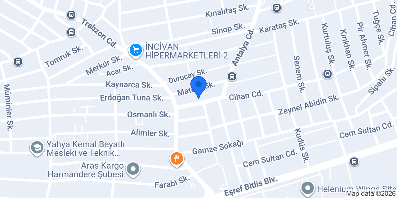 Mert kapitöne konumu