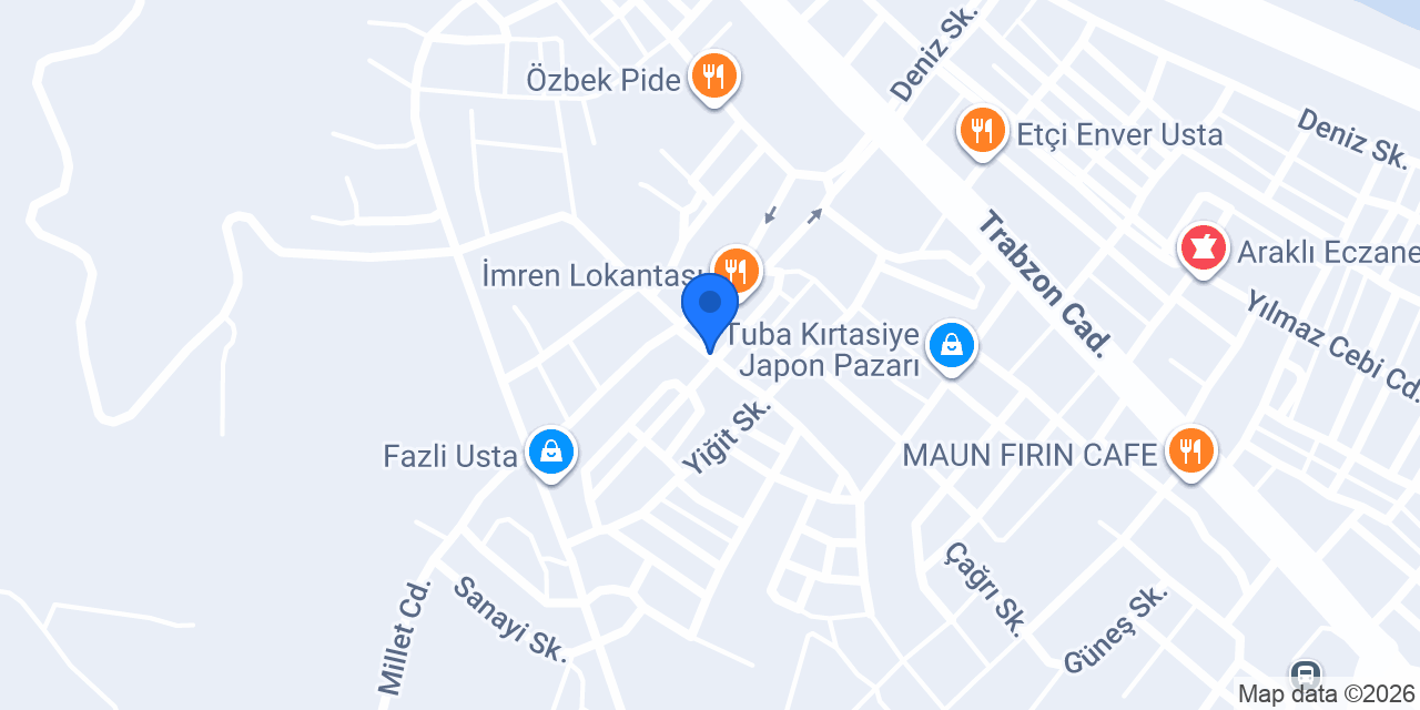 Sokak pilavcısı konumu