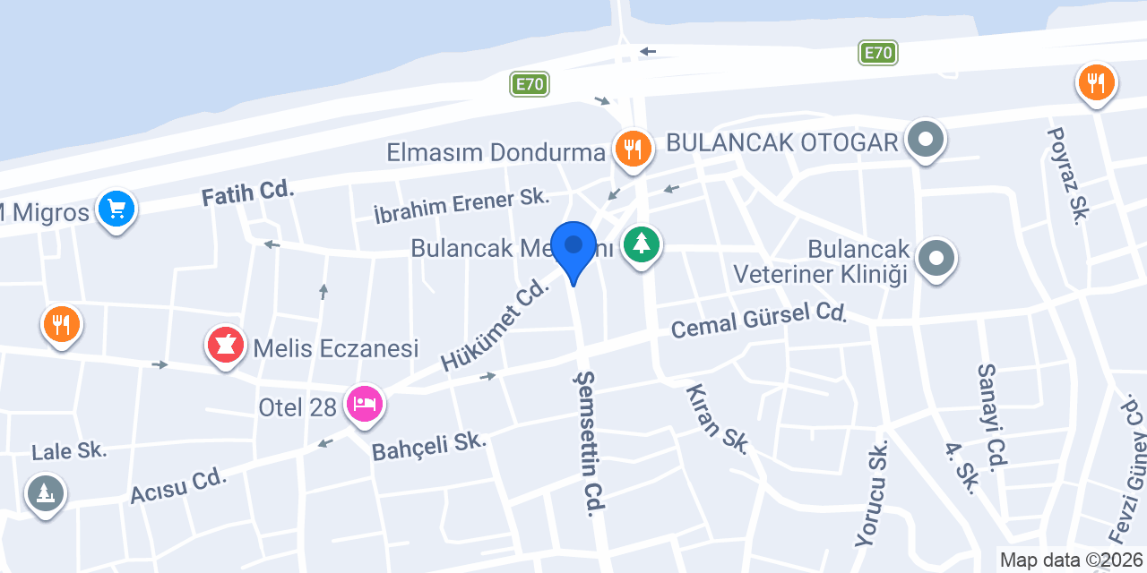 Bulancak gül kuaför konumu