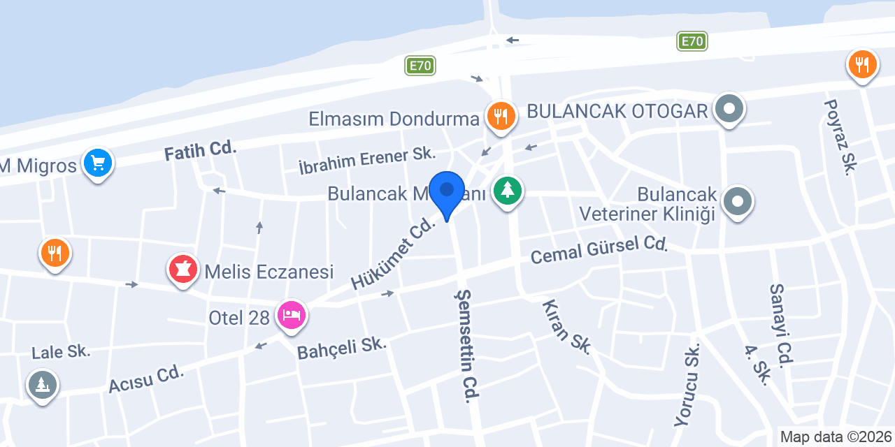 Serenti Ev Yemekleri konumu