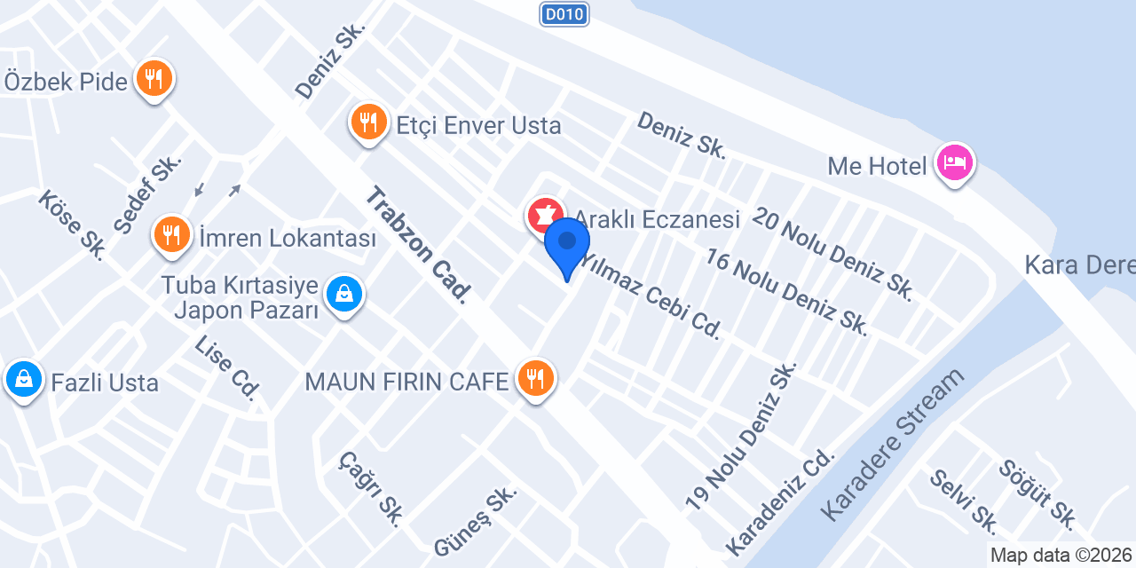 Eğitim Sürücü Kursu konumu