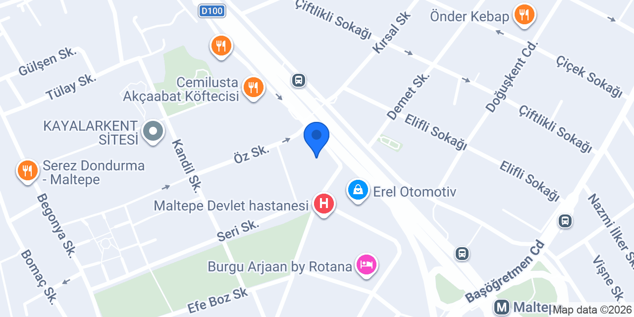Atlas Zımpara konumu