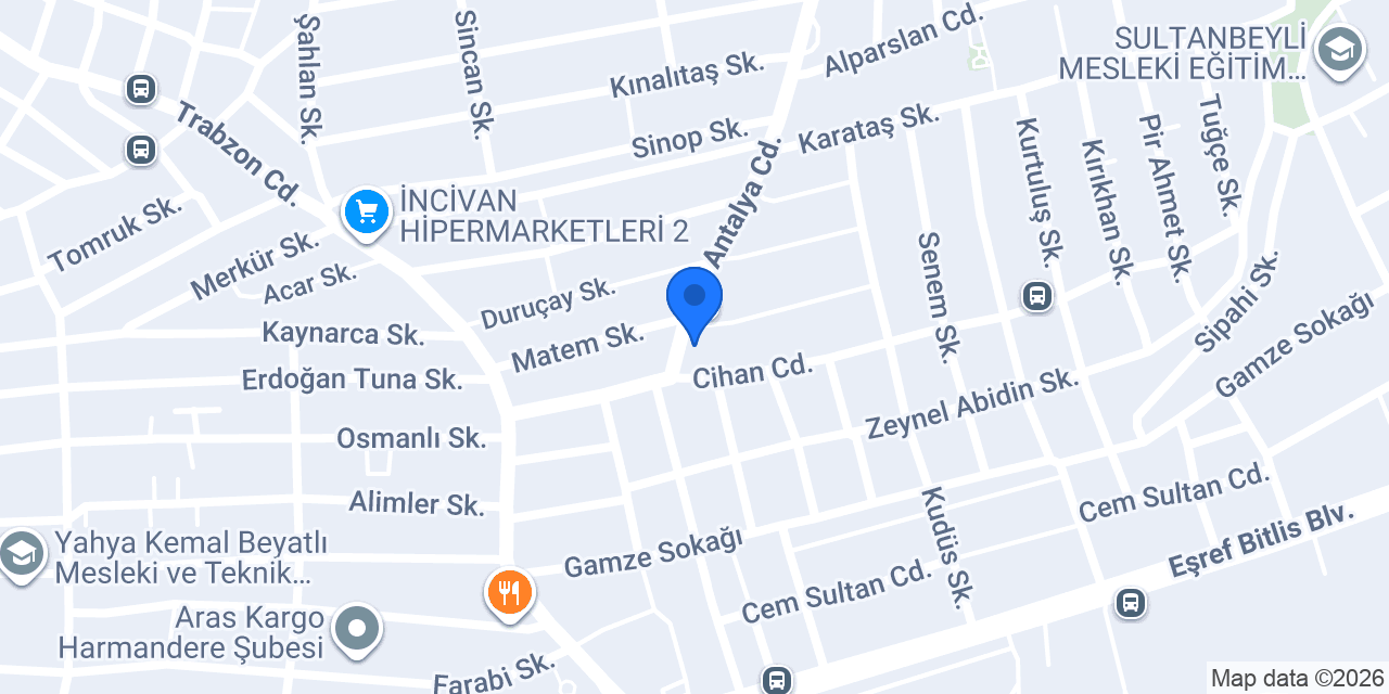Hiranur Pide - Börek Döner Salonu konumu