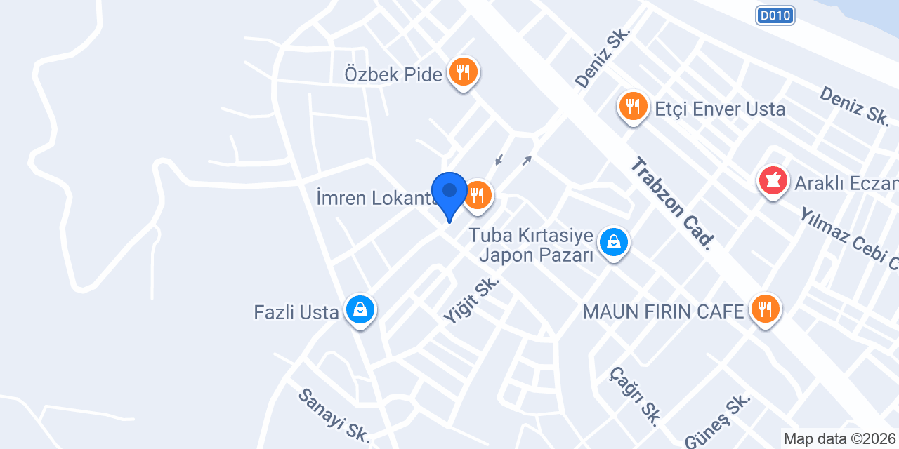 Sümer Kuyumculuk konumu
