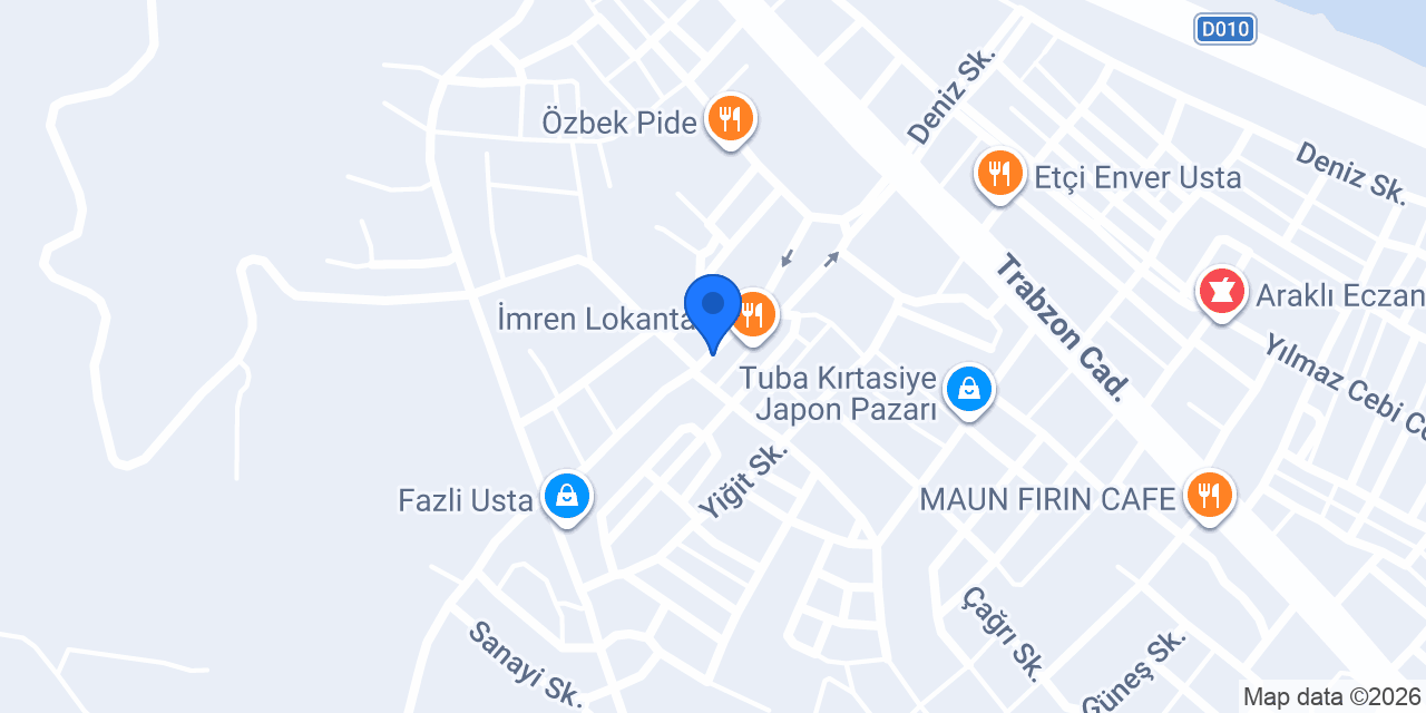 Hacıoğlu Gümüşçülük konumu