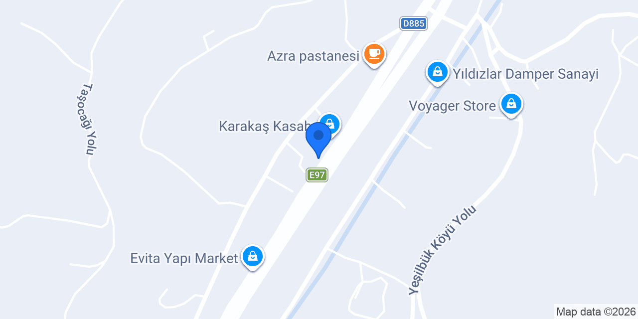 Karakaş Fırını konumu