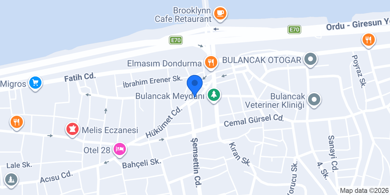 YAŞARLAR OPTİK konumu