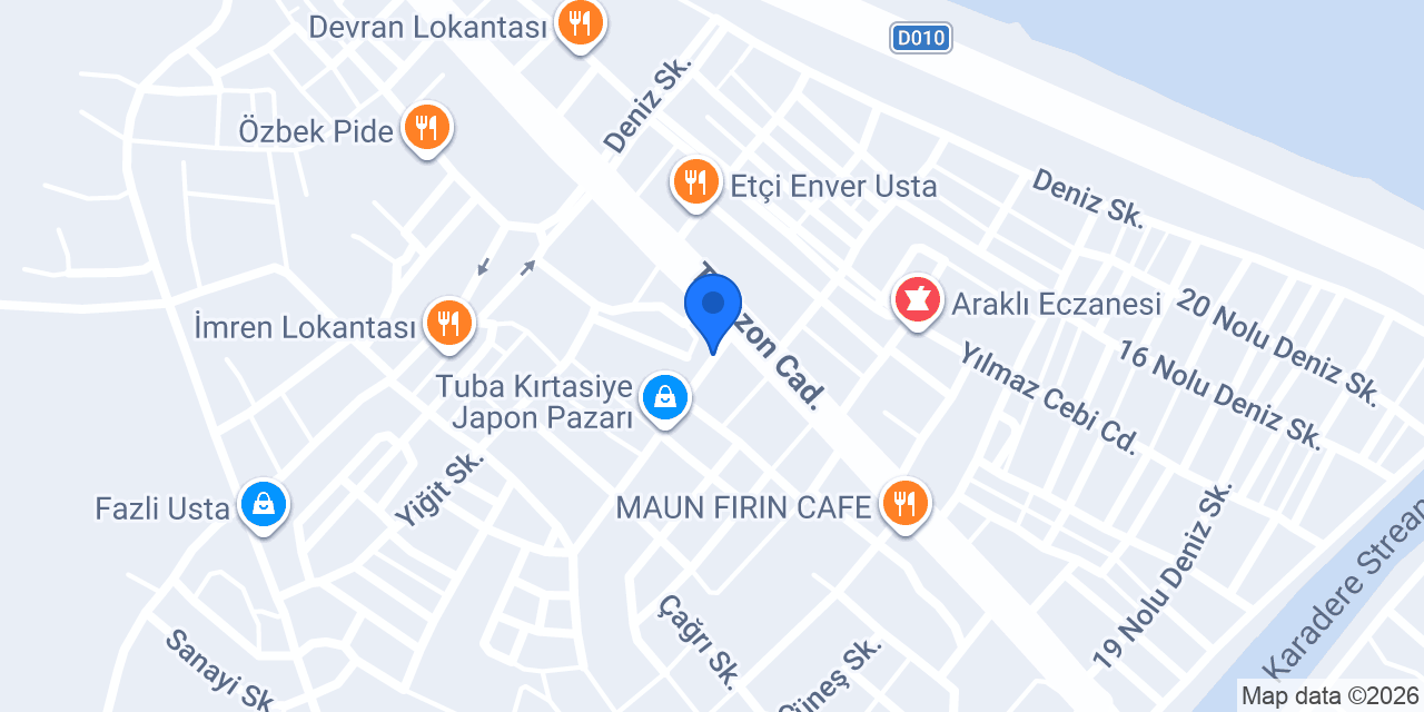 Gıt Gıt Chicken Araklı konumu
