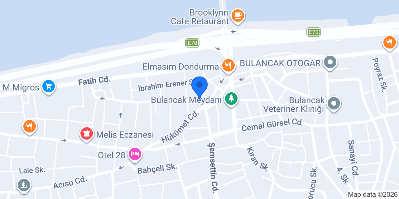 Akın Optik konumu