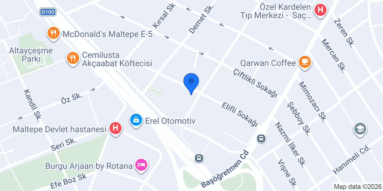 Girne Bora Sürücü kursu konumu