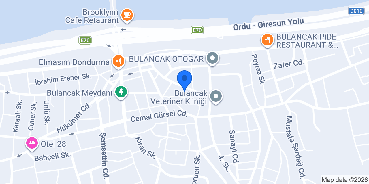 Sena Çiçekçilik konumu
