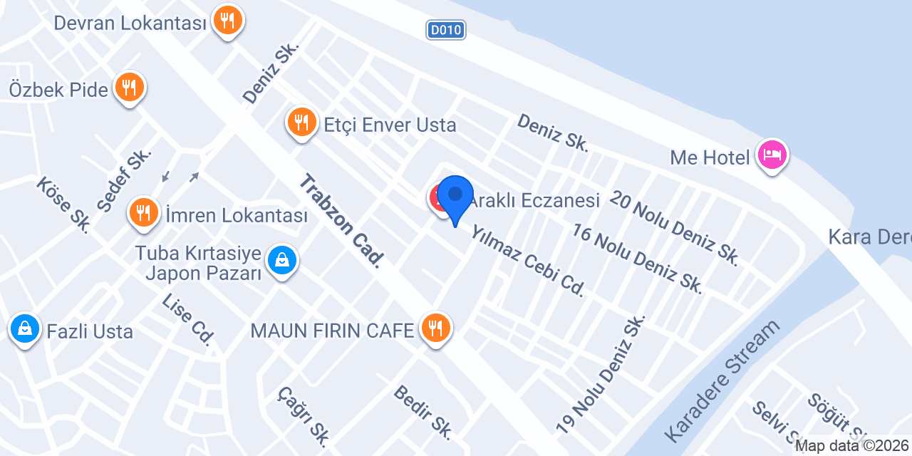Doğa Eczanesi konumu