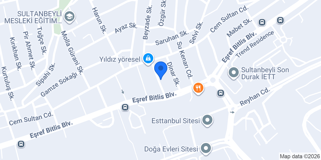 SİTELER AVM SULTANBEYLİ konumu