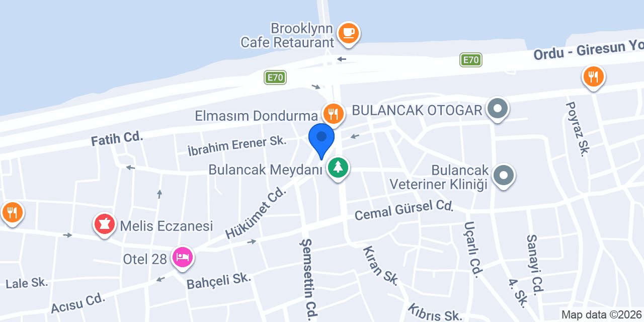 Güner Lokantası konumu