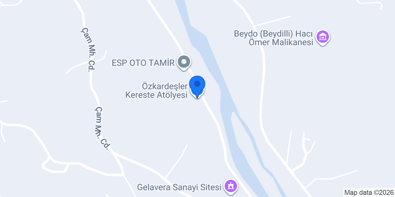 Özkardeşler Kereste Atölyesi konumu